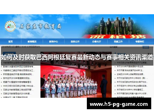 如何及时获取巴西阿根廷复赛最新动态与赛事相关资讯渠道