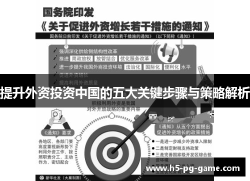提升外资投资中国的五大关键步骤与策略解析 提升外资投资中国的五大关键步骤与策略解析