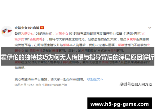 霍伊伦的独特技巧为何无人传授与指导背后的深层原因解析